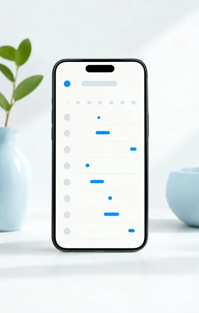 黄果APP APP 追更日历界面
